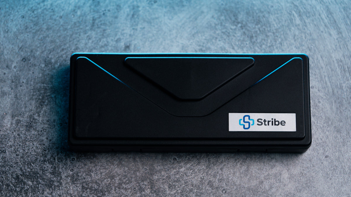Stribe Digital Caliper in its black storage case