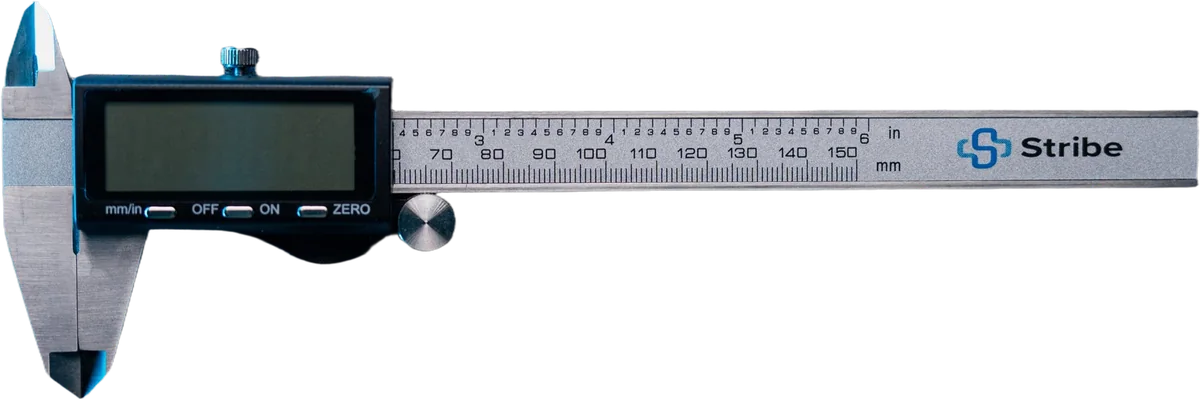 The Stribe Digital Caliper for measuring tooth length